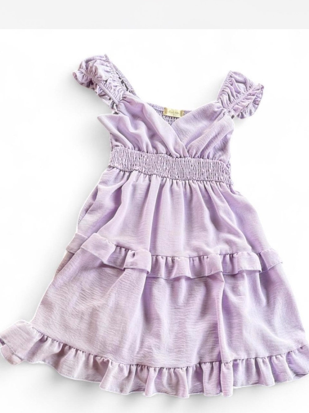 Altar'd State Lilac Ruffle Mini Dress🪻